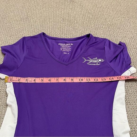 Tormenter Spandex Blend SPF 50 Short Sleeve Rash Guard - M - Picture 9 of 9